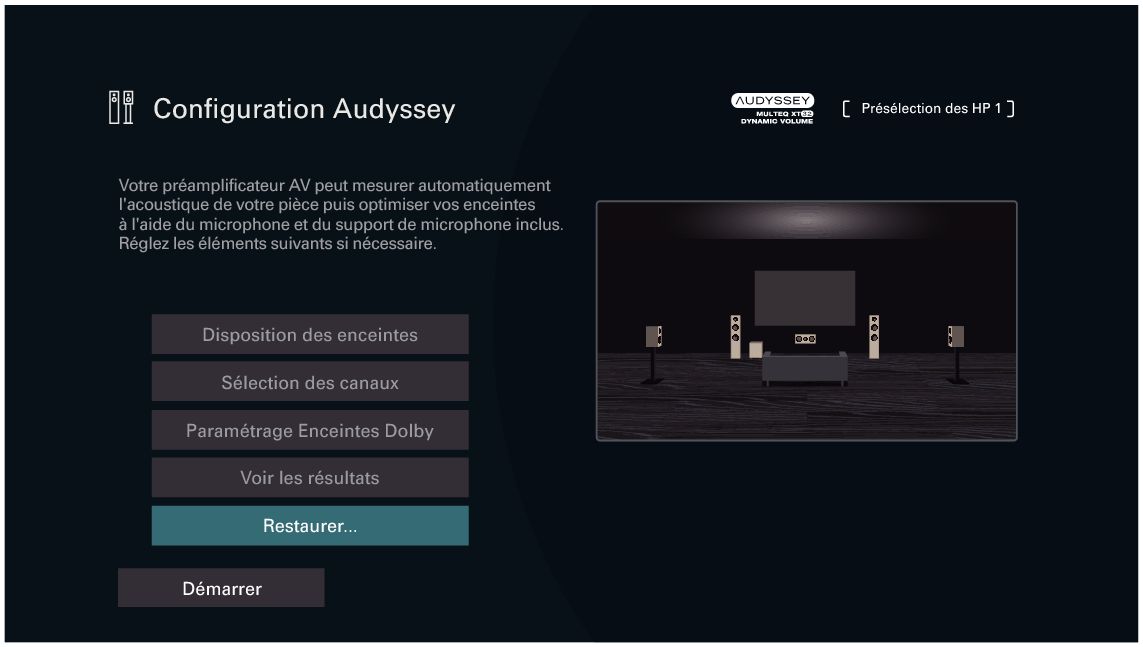 GUI AudysseySetup AV10